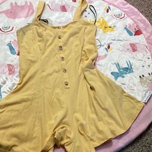 Yellow medium romper